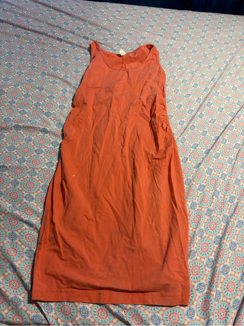 Old Navy Rust Orange Sleeveless Shift Dress